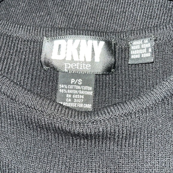 DKNY Women's Sweater Dress Black Size Small P - Picture 5 of 5